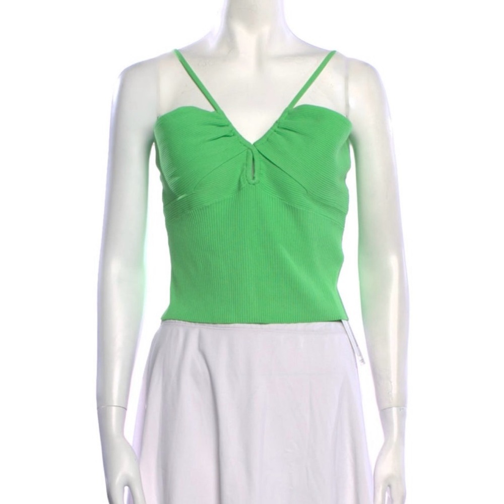 NWOT ALC Green Fitted V Camisole/Tank